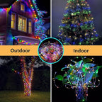 66Ft 200 LED Fairy Lights Plug in with Remote, Waterproof String Lights Outdoor& Indoor 8 Modes with Timer, LED Twinkle Light for Girl's Room Garden Patio Halloween Christmas Decorations (Multicolor)