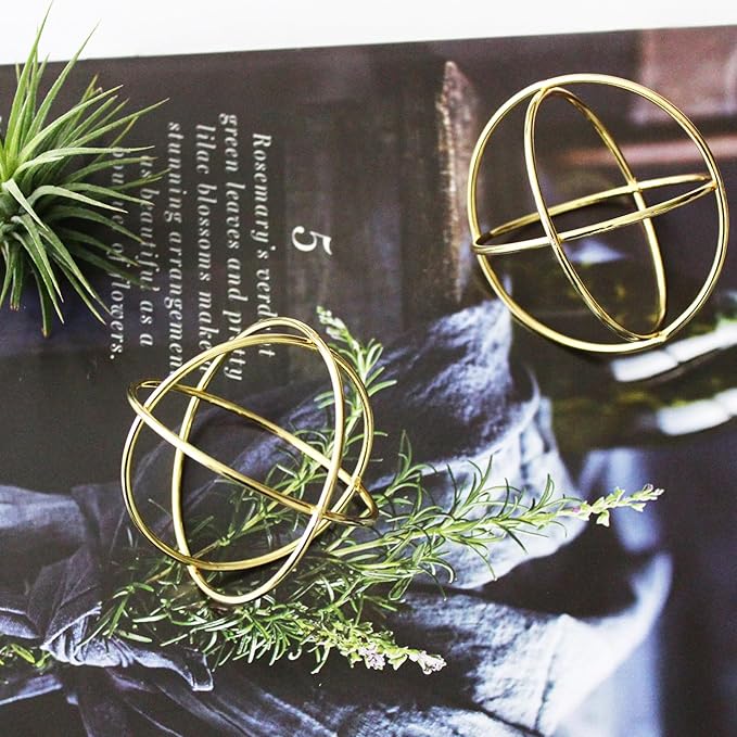 ZOOELAY Mini Air Plants Holders Metal Geometric Hanging Airplants Plant Hanger Airfens Display Stand Planter Hanging Airplants Frame Decor 6PCS