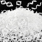 400Pcs Plant Support Clips,Plastic Tomato Support Clip,Garden Vine Clips for Climbing Plants,Stalk,Yrellis,Outdoor,Indoor,Greenhouse(White)