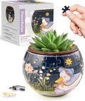 PieceRelax 3D Puzzle Planter 80 Pieces - The Dreamy Duck, Home Decor Flower Pots for Indoor Cactus, Succulents Pots [K1128]