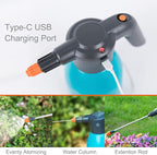HIFAY ES2-PRO Electric Spray Bottle 2L/0.5Gallon, Rechargeable Battery Powered Sprayer Spray 60 Bottles On a Single Charge, Automatic Plant Mister，Pump Sprayer,Indoor Watering Can for Plants
