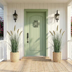 Artificial Cattail Reed Grass Plants Indoor ，Faux Cattail Grass Plant Artificial Plant Grass Outdoor,Fake Grass Tall Green Onions Fake Plant， Living Room Kitchen Office Decor (36“ 2 Pack)
