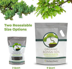 Bonsai Soil by Perfect Plants - 8qts. Premium All-Purpose Mix | Perfect for Several Bonsai Tree Plants | Made in Small Batches in the USA