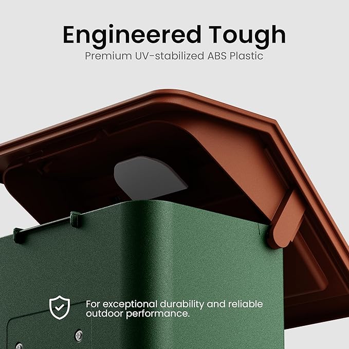 Smart Bird Feeder with Camera Solar Powered 2K HD Video, 10,000+ Species AI Recognition, Real-Time App Alerts, and Weatherproof Design for Effortless Birdwatching, Gift for Father's Day, Green Brown