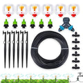 HIRALIY 360° Micro-Spray Garden Irrigation System 50FT, New Garden Watering System, Saving Water Automatic Irrigation Equipment for Patio Lawn