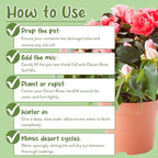 Soil Sunrise Desert Rose Potting Soil Mix (8 Quarts) Hand Blended Small Batch Soil Blend for Desert Rose Plant