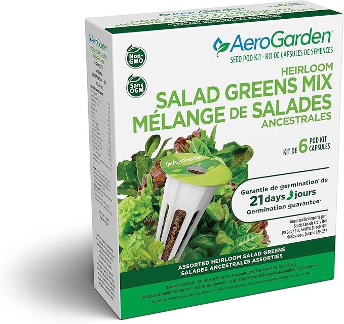 AeroGarden Mixed Romaine Lettuce Seed pod Kit, 6-Pod