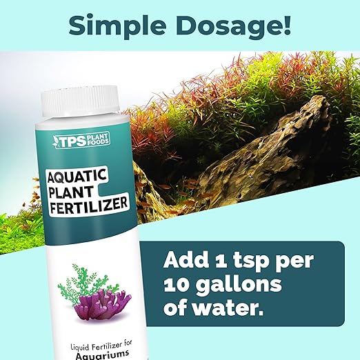Aquatic Plant Fertilizer – Liquid Plant Food for Lush Growth, Vibrant Color & Healthy Aquarium Plants, 8 oz