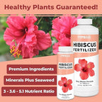 Hibiscus Fertilizer – Liquid Plant Food for More Blooms, Vibrant Color & Healthy Tropical Growth, 32 oz