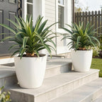 Artificial Agave Plant 15.74Inch ,UV Resistant Faux Agave Plant Outdoor, Large Fake Plants Indoor, Realistic Artificial Plants Without Pot for Outdoor Patio Garden Yard Indoor Home Decor (2 Packs)