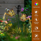 LOVERUIS Solar Watering Can Lights - Solar Outdoor Decorative,Garden Decor Lights for Yard, IP65 Waterproof Solar Lights, Perfect Decor for Outside, Patio, Garden Gift for Women, Mom, Grandma