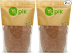 Yupik Organic Golden Flax Seeds, 2.2 lb, Non-GMO, Vegan, Gluten-Free (Pack of 2)