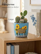Retirement Gifts for Woman 2026: Happy Retirement Gifts for Women Nurse Teacher Coworker - Unique Retired Garden Gifts for Decoration - Hand-Painted Plant Pot Present with Gift Box and Card