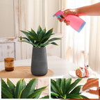 JUSTOYOU Large 12.5" Artificial Succulents Aloe Plants Real Touch Fake Flowers Unpotted for Home Wedding Festival Arrangement (1, Green)