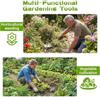 Garden Weed Tool,2026 Portable Weeding Tool,Stainless Steel Hand Weeder Tool,Adopt Anti slip Rubber handle,conforms to ergonomic curves,Suitable For Vegetable Cultivation And Horticulture on Farms
