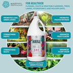 MARPHYL Organic Minerals Liquid Fertilizer – Essential Trace Mineral Blend for Healthy Plant Growth, Improves Nutrient Uptake for Garden Flowers, Vegetables, Succulents & Hydroponics