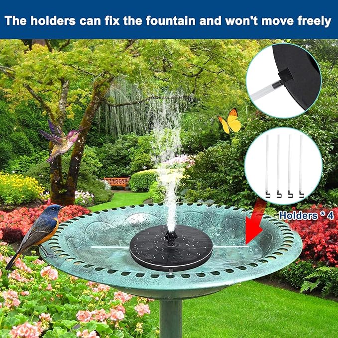 Bird Bath for Outside, Large 28 inch Tall Birdbaths for Outdoors with Solar Water Fountain, Plastic Retro Green Bird Baths Bowl for Outdoor Garden Lawn Yard Patio Hotel Landscape Decor - Wide 20"