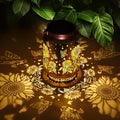 Sunflower Gifts for Women Sunflower Solar Lantern Birthday Gifts Mothers Day Gifts for Mom Grandma Sister Friend Garden Decor Metal Solar Hanging Lights Outside Decor for Yard Patio Porch Landscape