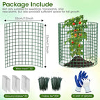 10 Pack Plant Protectors from Animals |30PCS13 x13 Metal Wire Mesh Garden Plant Cages for Gardening Supplies | Chicken Wire Cloche Plant Protectors for Rabbits Chickens Ducks