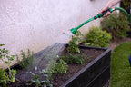 Rain Bird TCNZLWAND16 16" Watering Wand Garden Hose Nozzle, Thumb Control, Carbon Fiber Texture, Shower Spray Pattern