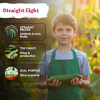 KVITER 150 Straight Eight Cucumber Seeds (Cucumis sativus) - Straight 8 Cucumber Organic, Perfect Cucumbers for Pickling and Slicing - Vegetable Seeds for Planting Outdoors in Home Garden & Containers