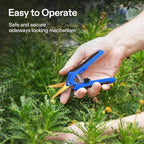 VIVOSUN 6-Pack 6.5 Inch Gardening Scissors Hand Pruner Pruning Shear with Titanium Coated Curved Precision Blades