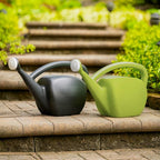Root & Vessel 2 Gallon Watering Can Outdoor, Made in USA, Large Fill Hole & Long Spout & Handle for Ease of Use, Removable Nozzle, Outdoor & Indoor Use, Green
