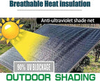 Sunshade Canopy for Garden Pergola Shade Cover 3X4m Breathable Mesh Shade Sail, Privacy Netting Outdoor Shade Shade Netting for Plants, Greenhouses, Patios,black-3x4m