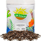 Soil Sunrise Carnivorous Plant Potting Soil Mix (12 Quarts) Custom Blend for Venus Fly Traps, Sundews, and Pitcher Plants