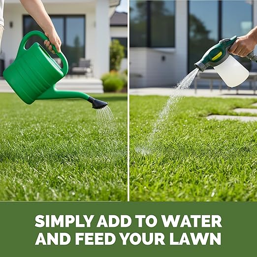 Pet Safe Lawn Fertilizer – Liquid Lawn Food for Greener Grass, Stronger Root Development & Safer Family Lawn Care, 32 oz