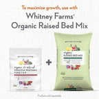 Whitney Farms Organic & Natural Tomato & Vegetable Food 7-6-9 - Fertilizer for Vegetable Gardens, In-Ground or Container Gardens, 4 lb.