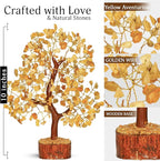 Yellow Aventruine Crystal Tree, Gemstone Tree, Crystals and Healing Stones, Crystal Gifts, Living Room Decor, Good Luck Gifts