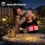 MEBRUDY Solar Garden Decor Lights, IP44 Waterproof Metal Hummingbird Solar Watering_Can Lights Outdoor Decor for Yard Pathway Patio Lawn, Gifts for Women Mom Grandma Birthday