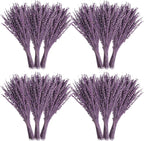 Uieke 12Pack Dried Lavender Flowers Bundles, 16" Dried Purple Preserved Lavender Stems Bouquet for Shower Weeding Home Fragrance Vase Crafts Decor, 600g(21.06oz)