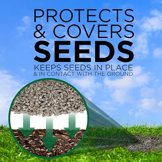 GreenView Grass Seed Starting Mulch – Ideal for Newly seeded lawns and Bare Spots - 38 lb. Bag - Covers 760 sq. ft.