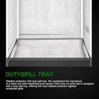 MELONFARM 2x2 Grow Tent, 24"x24"x72'' High Reflective 600D Diamond Mylar Canvas with Observation Window and Floor Tray for Hydroponic Indoor Plant Growing