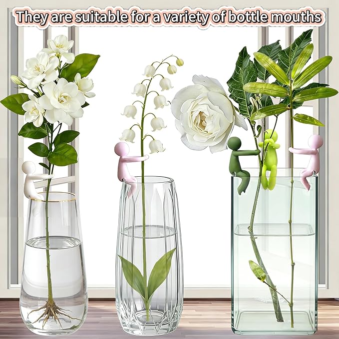 Plant Propagation Buddy - Indoor Plant Support for Supporting Stems, Shoots & Cuttings - Ideal for Plant Propagation Stations & Indoor Gardens - Plant Cutting Holder Interesting Gifts（Four Colors）