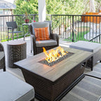 Skyflame Black Natural Tumbled Stones Round Lava Rock Pebbles for Indoor Outdoor Gas Fire Pit | Fireplaces | Garden Landscaping Decoration | Cultivation of Potted Plants | 10 Pounds | 1/2-1 Inch Size