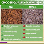DUSPRO Orchid Bark Bulk for Plants, Optimal Texture Bark for Orchids Potting, Ideal Wood Chips for Plants (2 Quart)