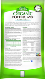Espoma Organic Potting Soil Mix - All Natural Potting Mix For All Indoor & Outdoor Containers Including Herbs & Vegetables. For Organic Gardening, 1 Cubic Foot. bag. Pack of 1