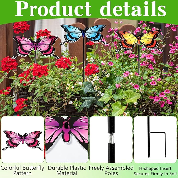 4 Pack Corrugated Plastic Plant Umbrellas for Outdoor Plants 12 Inch Garden Plant Shade Cover Hot Sun Animal Plants Umbrella for Patio, Potted Plant and Garden Beds Decor