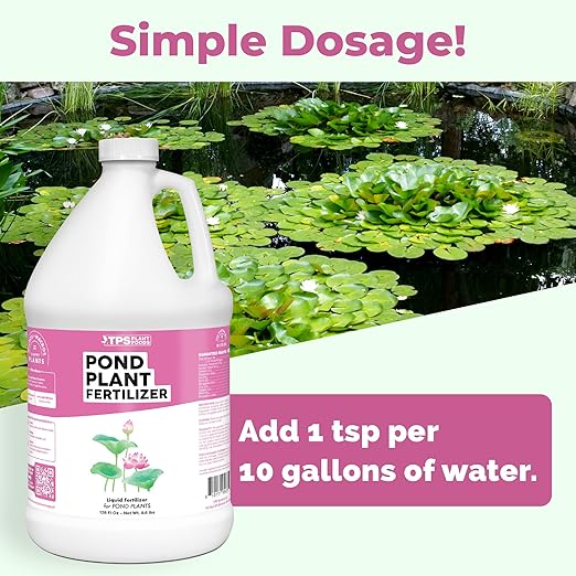 Pond Plant Fertilizer – Liquid Plant Food for Healthy Aquatic Growth, Stronger Roots & Vibrant Pond Plants, 1 Gallon