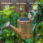 SRNPMIU Solar Watering_Can Light - Solar Yard Decorations Outdoor,Garden Decor Lights for Yard,IP65 Waterproof Hanging Lantern Lights,Outside Garden Flower Bed Decor Light for Moms Birthday