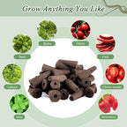Tigvio 133-Pack Hydroponic Grow Sponges kit - Replacement Seed Starter Pods Compatible with AeroGarden - Boost Root Growth - Ideal for Indoor Gardening - Includes 12 Tags & 1 Tweezer (133pack)