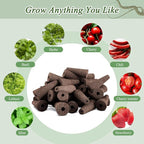 Tigvio 66pcs Hydroponic Seed Pod Kit - Compatible with Aerogarden and All Brands - Grow Anything Indoor Garden System - Includes 15 Grow Sponges, 15 Baskets, 20 Labels and Tweezer for Easy Planting