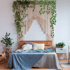 CQURE 12 Pack 84Ft Artificial Ivy Garland, Fake Vines UV Resistant Greenery Leaves Fake Plants Hanging Aesthetic Vines for Home Bedroom Party Garden Wall Room Decor