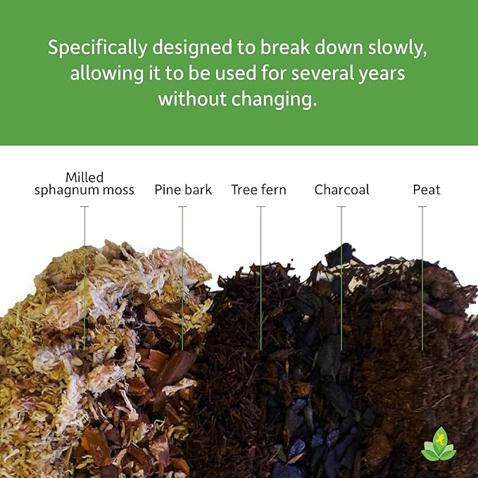 Josh's Frogs ABG Mix Tropical Plant Soil & Bioactive Terrarium Vivarium Substrate (4 Quart/1 Gallon)