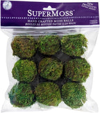 SuperMoss (21769) Moss Balls, Fresh Green, 2 (9 Pack)"