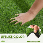 Artificial Grass Turf Grass for Dogs & Outdoor Use, Realistic Fake Lawn Grass for Patio, Garden, Balcony, Durable Turf for Indoor Outdoor Mats (39.4 x 23.6 in)