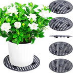 6 PCS Plant Level Pot Elevator, Plant Stands, 12inch Plant Pot Saucer for Prevent Rot and Damage on Patio & Deck (30cm-6pcs, Black)